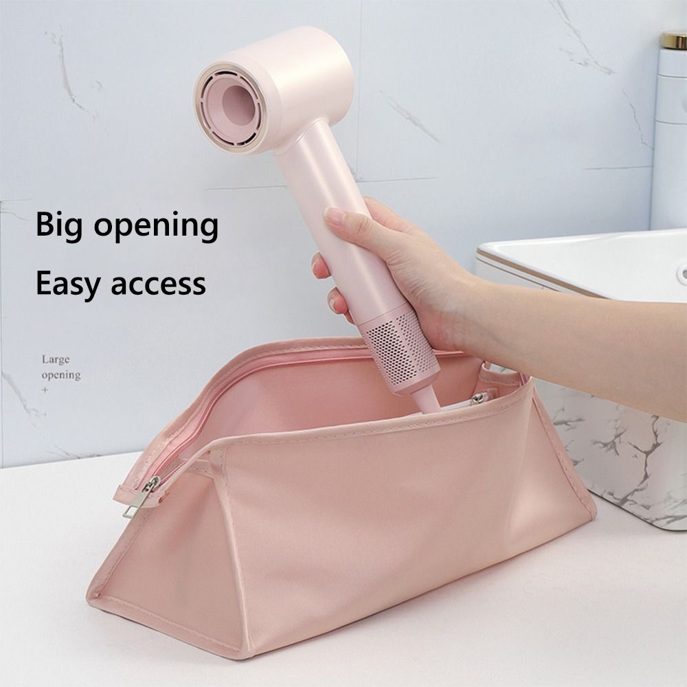 Waterproof Hair Dryer Bag Solid Color Carrying Case Portable Storage Bag  For Airwrap Styler