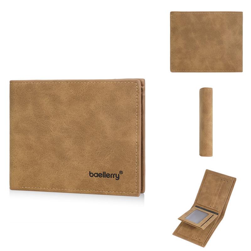 Baellerry Мужские короткие кошельки Повседневный дизайн Визитница Модный кошелек для денег
