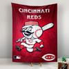Cincinnati Reds Mascot Design Patterned tapestry for bedroom and living room home decor