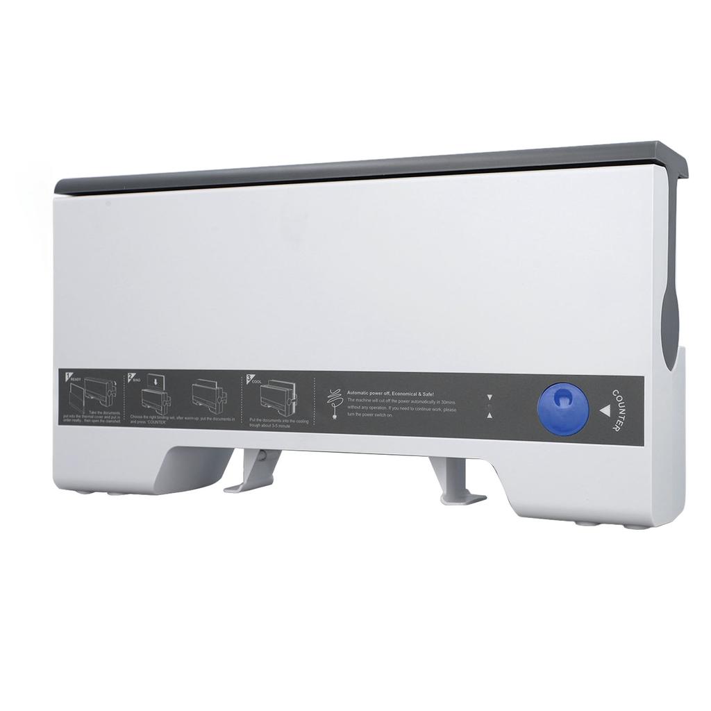 Термопереплетная машина с быстрым нагревом, многофункциональная переплетная машина для школ и офисов, белая