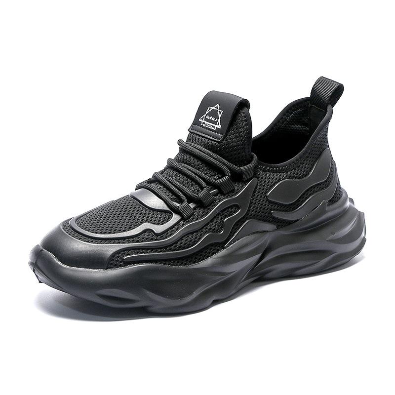 Мужская летняя сетчатая дышащая обувь, не вызывающая запаха ног, обувь для папы, трендовая универсальная легкая обувь из мушиной ткани, повседневная спортивная обувь
