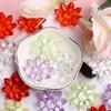 Ханмейд Акриловый Кристалл Прозрачный Модный Цветок лотоса DIY Ювелирные Аксессуары Свободные Бусины Для Изготовления Браслетов и Серег 31мм