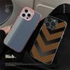 Чехлы для телефона с текстурой волокна для iPhone 17 16 15 14 13 12 11 Plus Pro Max Цветной чехол