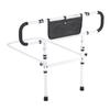 Bed Rails for Elderly Adults, 180° Foldable Bed Assist Rails for Seniors, 450LBS Loading Bed Side Rails Bed Cane with 4-Level Adjustable Handle,