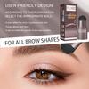 EELHOE Форма для отпечатка бровей, оттенок medium brown, набор для ленивого заполнения бровей, пудра для бровей, водостойкая пудра для линии роста волос, 1 набор