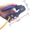 VCE GJ670BL Penetration Type RJ45 Crimping Tool Crimping Pliers Cutting During Crimping Compatible with CAT6A CAT6 CAT5E Penetration Type RJ45
