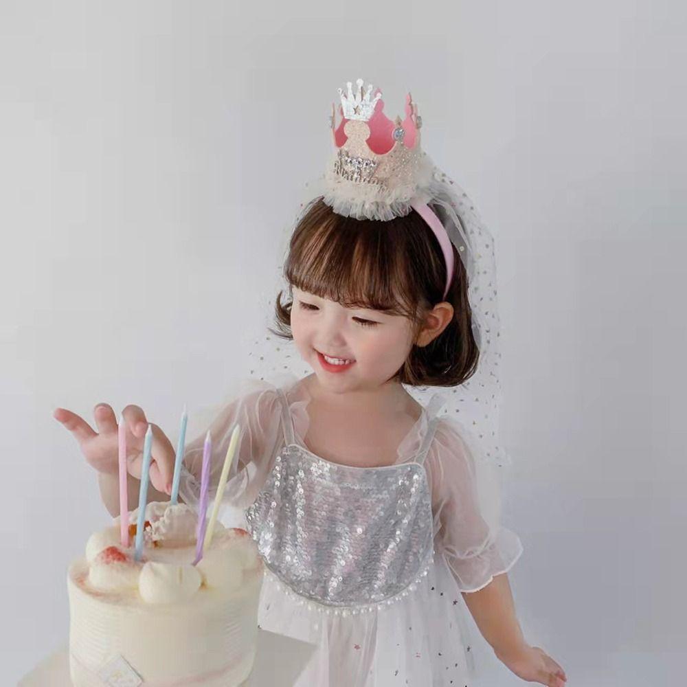 Headwear Sequin For Kids Korean Style Headband Hair Accessories Girls Hair Hoop Birthday Hairband
