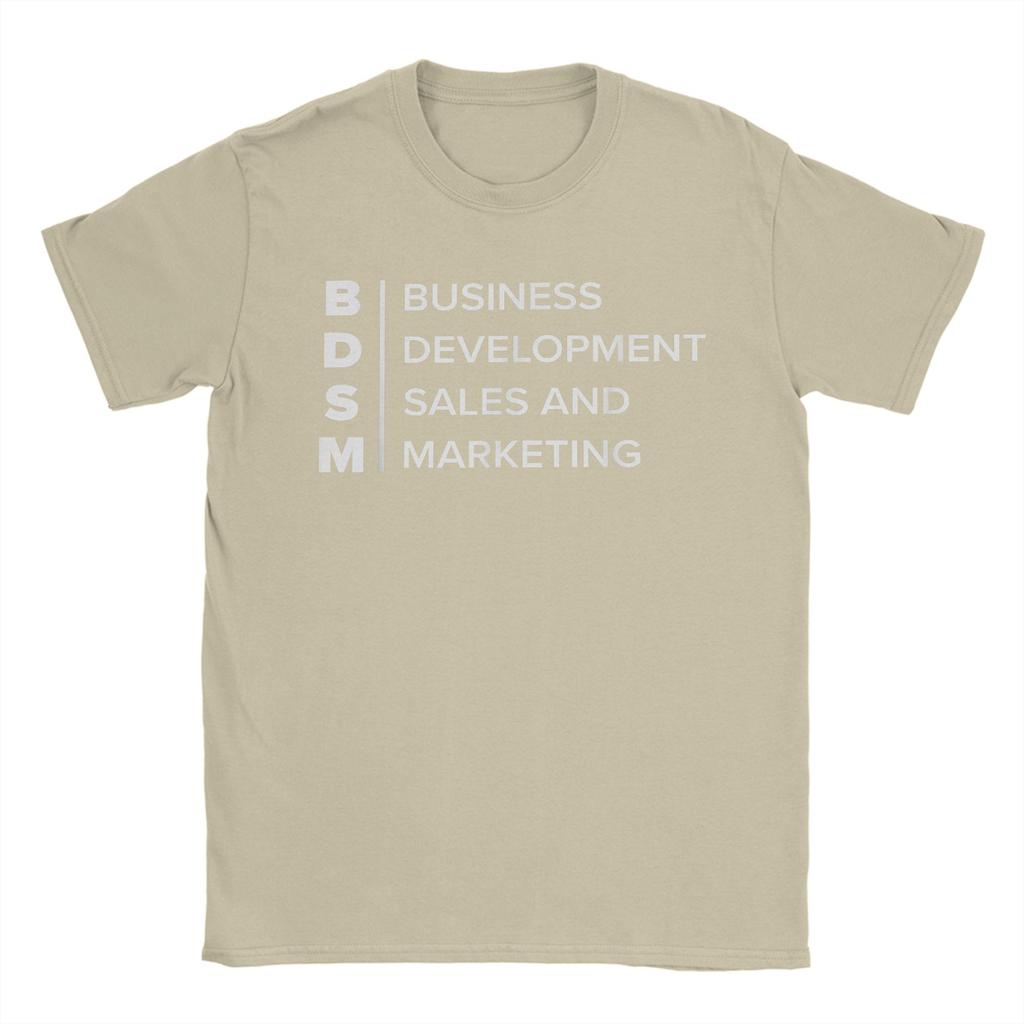 BDSM Business DevelopUnisext Sales and Marketing TShirt Unisex Crew Neck 100 Cotton T Shirt  Short Sleeve Tee Shirt Summer Clothes