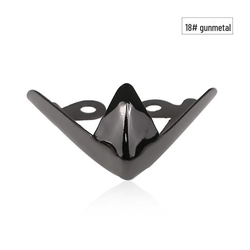 Женский протектор для высоких каблуков с острым носком - Кожаная декоративная накладка против ударов с металлическим наконечником для защиты обуви.