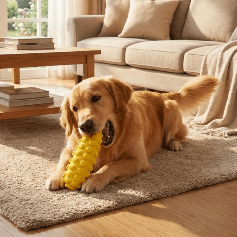Bite Resistant Dog Chew Toy Flexible Dog Teething Stick Dog Toothbrush Stick Chew Toy