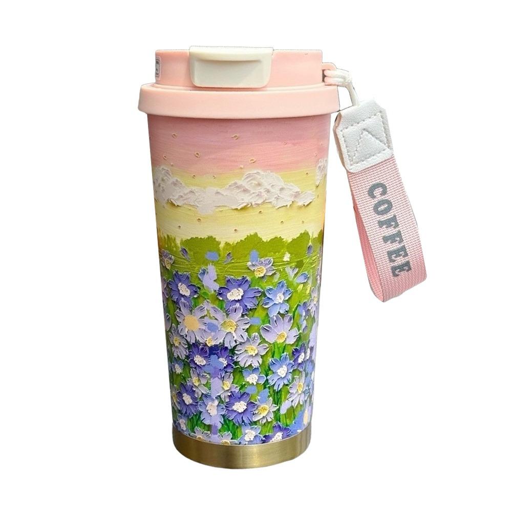 500 мл Кофейная чашка Двухслойная термокружка Новая вакуумная кружка Посуда для напитков