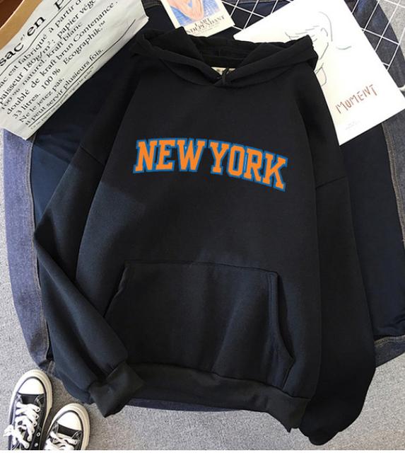 Женская толстовка с длинными рукавами Boston Brooklyn с буквенным принтом, женская мода, пальто, большие толстовки в Нью-Йорке, толстовка, женская женская одежда из Бруклина