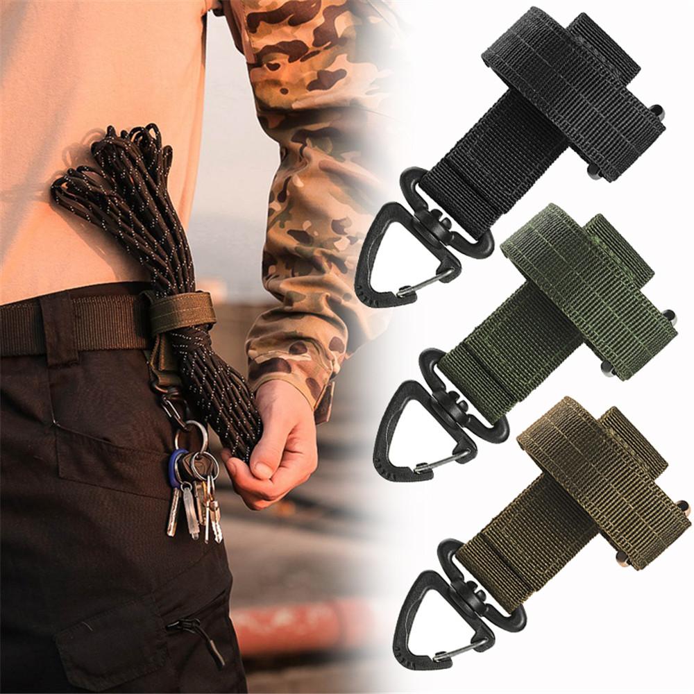 Outdoor Nylon Safety Hanging Buckle Climbing Rope Storage Glove Hook