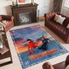 Personalized Crystal Velvet Carpet Custom Name Text,Miraculous Ladybug Anti Slip Area Rug For Home Decoration