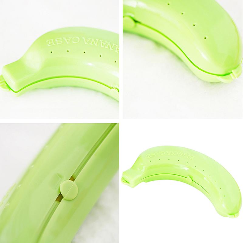 Креативный пластиковый портативный органайзер для принадлежностей в виде банановой коробки, дорожный, для пикника, для хранения фруктов