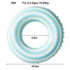 Rooxin Thickened Inflatable Swimming Ring Tube Water Park Swimming Circle For Kids Adults Swim Ring Pool Float Toy