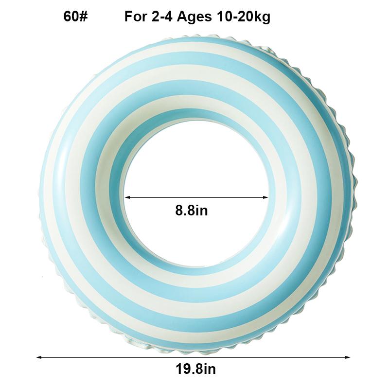 Rooxin Thickened Inflatable Swimming Ring Tube Water Park Swimming Circle For Kids Adults Swim Ring Pool Float Toy