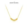 Серебряное ожерелье с нефритом Хэтянь в форме тыквы от Chow Tai Seng для женщин