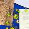 Креативный светящийся мини-брелок-кот-пришелец, светится в темноте, для ремешка телефона, подвеска на рюкзак, брелоки, подарки для женщин и мужчин