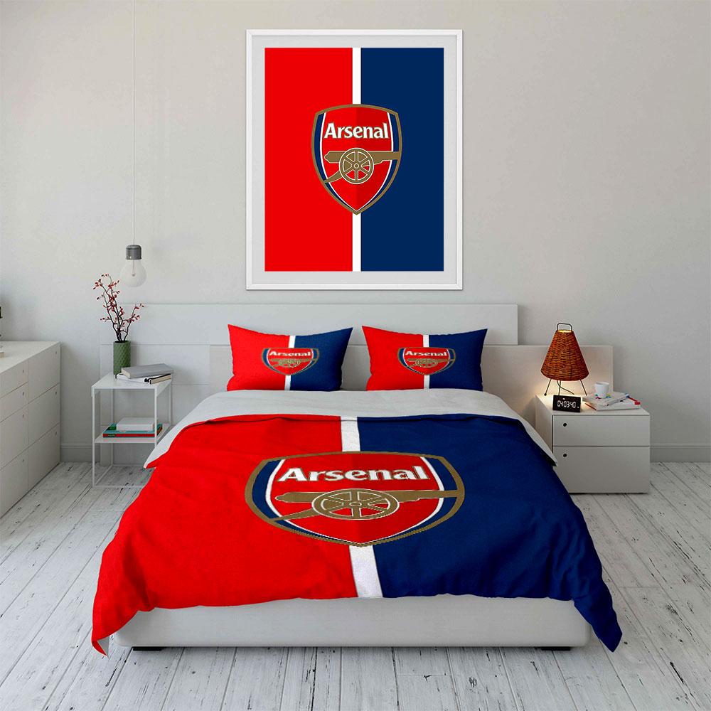"Arsenal Logo Bedding Set" Bedding Duvet Cover Set Duvet Cover Pillowcases (1 * Duvet Cover 2 * Pillowcases, without duvet insert)