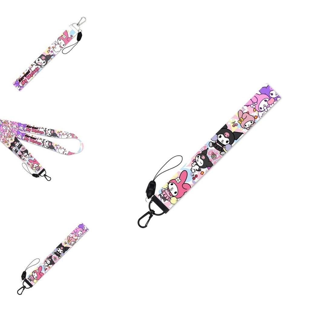 Sanrio Kuromi Character Phone Lanyard Soft Durable And Colorful Strap For All Your Needs!
