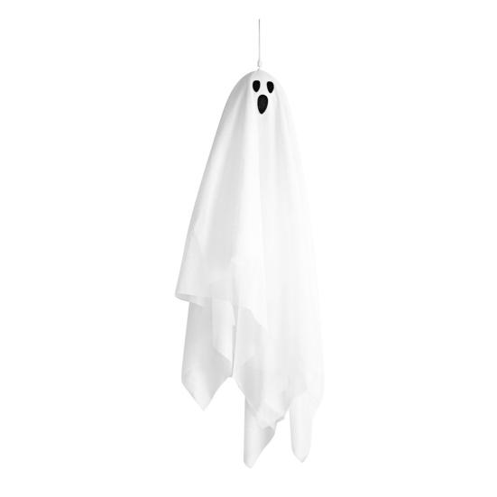 Хэллоуин Подвесное Украшение Призрак Динамичный Ужасающий Эффект Легко Устанавливается Светящийся Подвесной Призрак Внутреннее Наружное Украшение