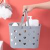 Storage Basket with Handle Large Capacity Hollow Design Portable Shower Caddy Tote Organizer Basket Bin for Bathroom