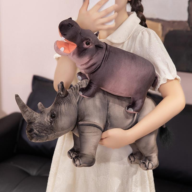 Высококачественный Милый Высококачественный Настоящий Высококачественный Лифт Высококачественный Носорог Высококачественный Плюшевый Игровые Наборы Высококачественный Забавный Имитация Высококачественный
