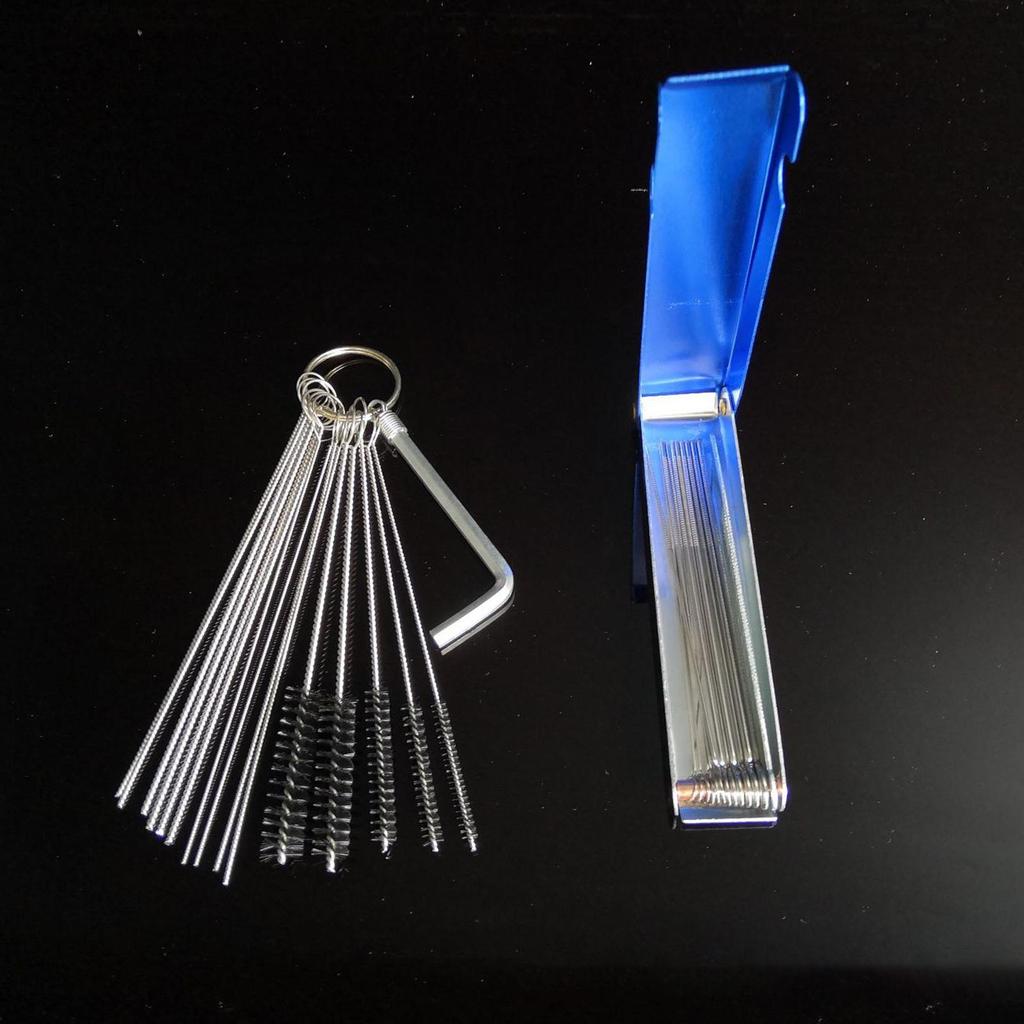 Инструмент для очистки карбюратора, щетки для удаления углеродистой грязи, иглы для автомобилей, мотоциклов, мопедов, скутеров, квадроциклов, наборы для очистки проводов карбюраторов