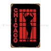Chicago The Musical Classic Metal Sign Printing Bar Club Bar Funny Character Tin Sign Poster