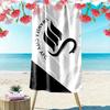 Пляжное полотенце Swansea City AFC, Большое, Мягкое, Быстросохнущее, для Пляжа, Кемпинга, Плавания