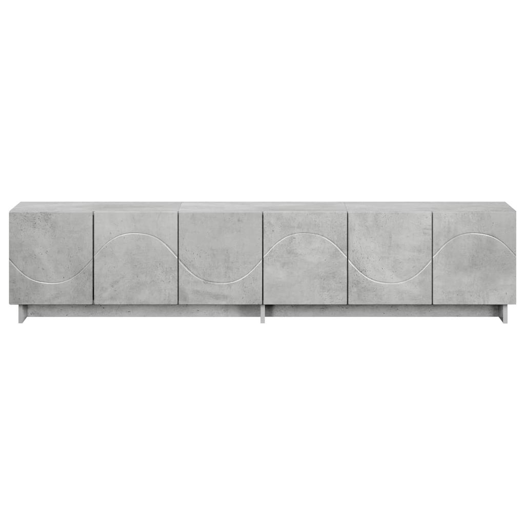 TV Stand 180 x 34.5 x 40 cm Concrete Grey Engineered Wood