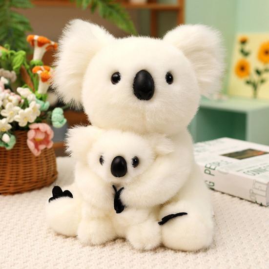 2Pcs/Set Koala Plush Toy Emotional Healing Soft Soothing Doll Hug Companion Well-being Doll Koala Hug Toy