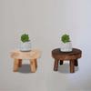 Flower Succulent Garden Display Wooden Stool Plant Stand Shelf Flower Pot Base Flower Pot Holder