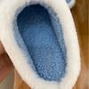 Новые женские хлопковые тапочки, милые домашние тапочки с заячьими ушками, зимние теплые плюшевые тапочки, домашние пушистые тапочки, милые хлопковые тапочки