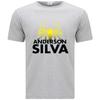 Серая футболка унисекс Anderson Silva The Spider Mma Champ