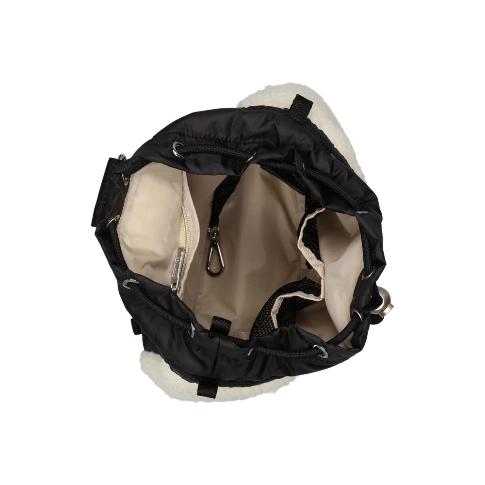 Мини-рюкзак Lesportsac Кремовый Веганский Шерпа [1275.E979]