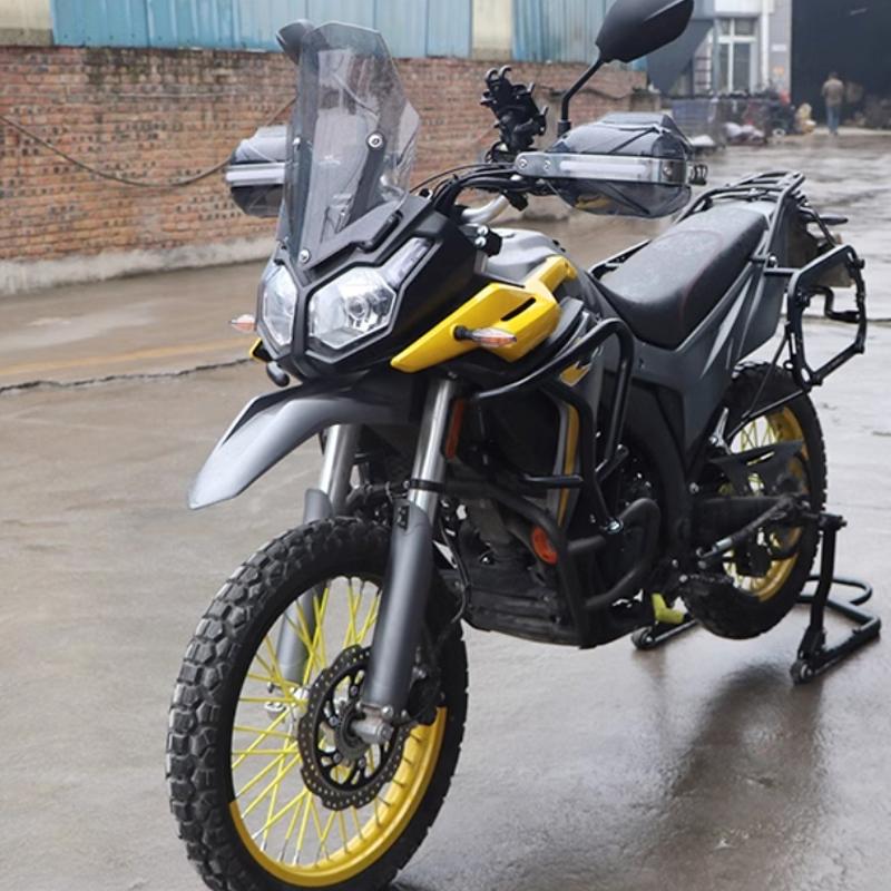 Fit for LONCIN VOGE 300GYMotorcycle Upper Bumper large bumper front off-road motorcycle body anti drop bumper black 300 GY 300GY