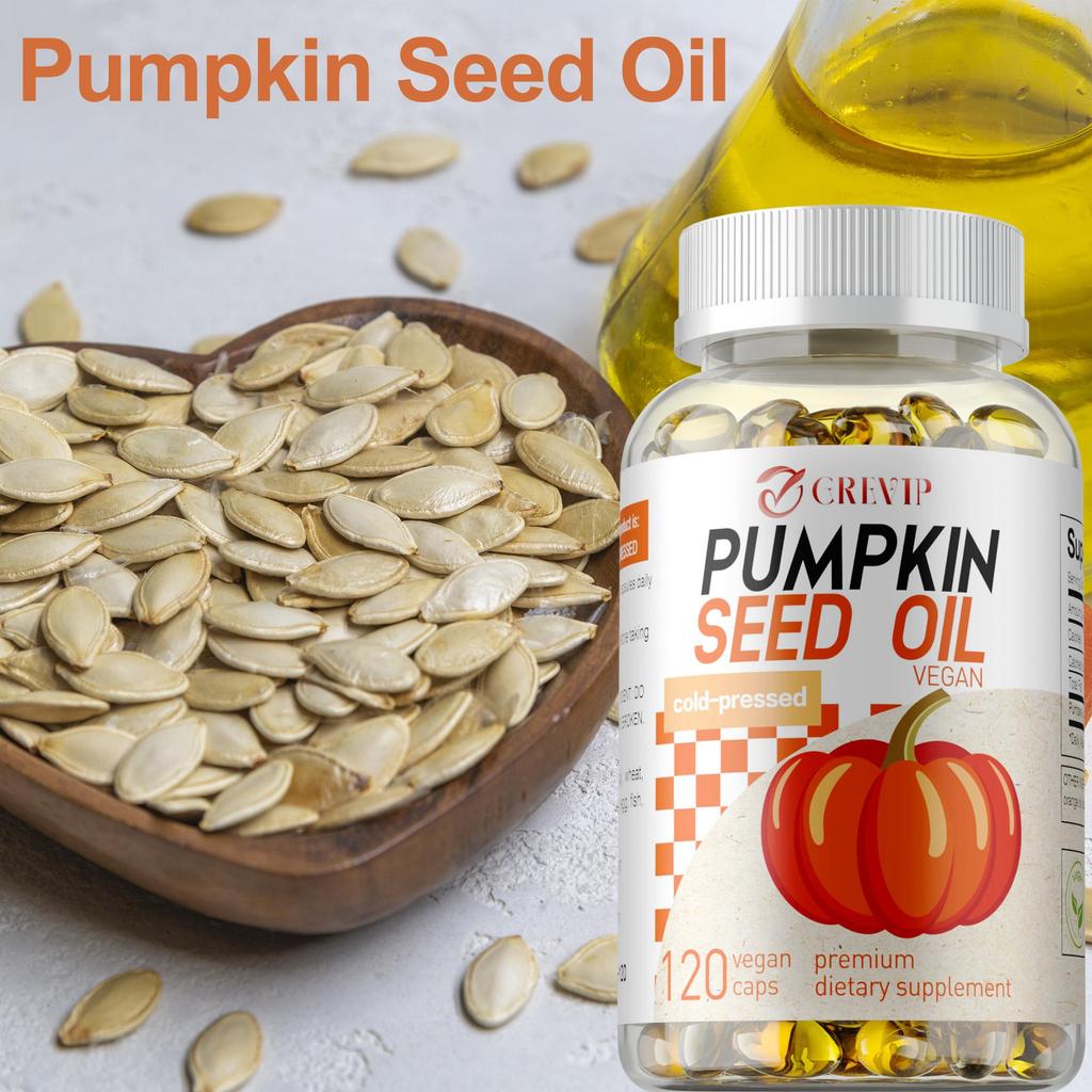 GREVIP is rich in pumpkin seed oil extract, all-natural, highly absorbable, 100% vegan, and suitable for adults.