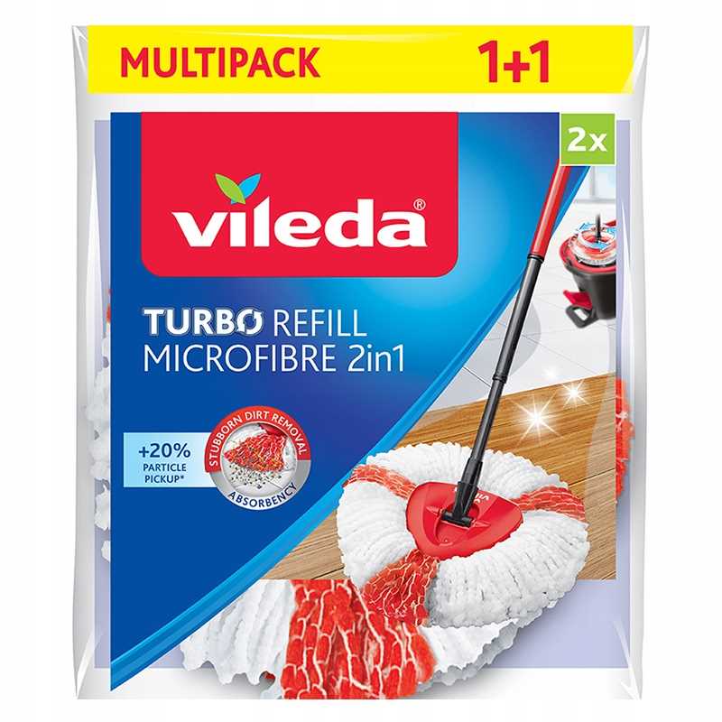Vileda Turbo 2in1 Spin Mop Insert 2 pcs