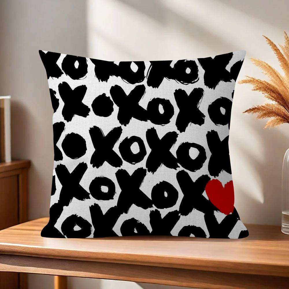 Rapper The Wweeknd X O album Pillow Cover for Bedroom Room and Living Room Sofa Decorative Cushion Cover