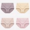 LANGSHA 4 шт., большие размеры M-5XL, трусики с высокой талией, женское мягкое хлопковое нижнее белье, трусы с принтом, женское нижнее белье