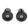 2 шт. Заглушки руля Алюминий Пластик Легкие Заглушки концов руля для Горных Велосипедов Шоссейных Велосипедов Черный