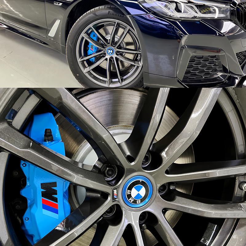 1 Juego Pegatinas Con Emblema Decorativo para Caliper de Freno Automotriz Compatible con BMW M E81 E82 E88 E90 E91 E92 E93 F30 E UA7