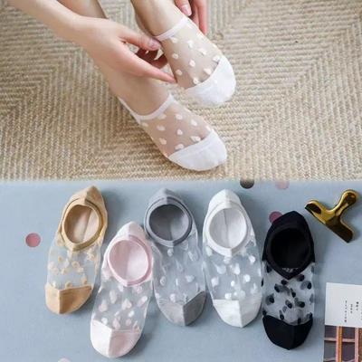 5 пар носков Swiss Dot Invisible Socks, удобные и дышащие носки-лодочки с низкой посадкой, женские чулки и носки