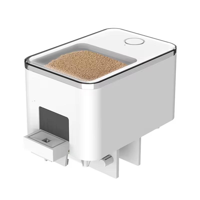100ML Automatic Plastic Fish Feeder WiFi APP Control Intelligent Timing for Aquarium Goldfish Fish Tanks Accessories