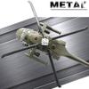 1/64 UH-60 Hawk Utility Helicopter Alloy Airplane Model Simulation Metal Flying Model Toy Sound and Light Kids Gift