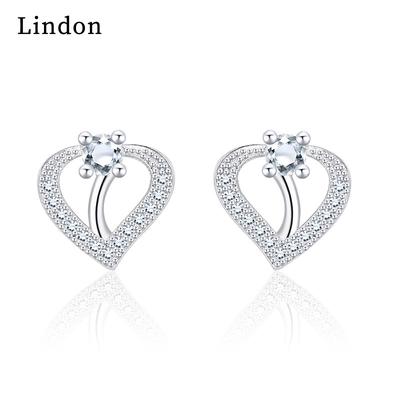 Женские серьги из медного сплава с цирконом Lindon - Серьги-подвески в подарок на свадебную вечеринку