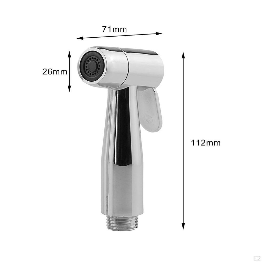 Bidet Toilet Sprayer Head Rustless Handheld Cloth Bathroom Diaper for Kitchen