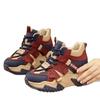 Папины кроссовки повседневные универсальные осенние новые на толстой подошве увеличивающие рост высокие маффины спортивные маленькие женские туфли